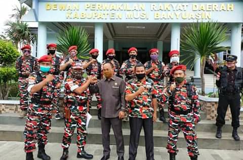 DPRD Muba Kedatangan Tamu Laskar Merah Putih