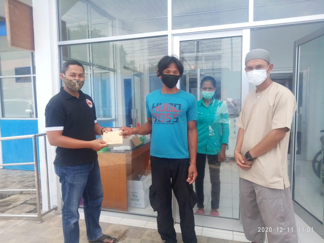 KJB Lampura Salurkan Donasi bagi Ramadani