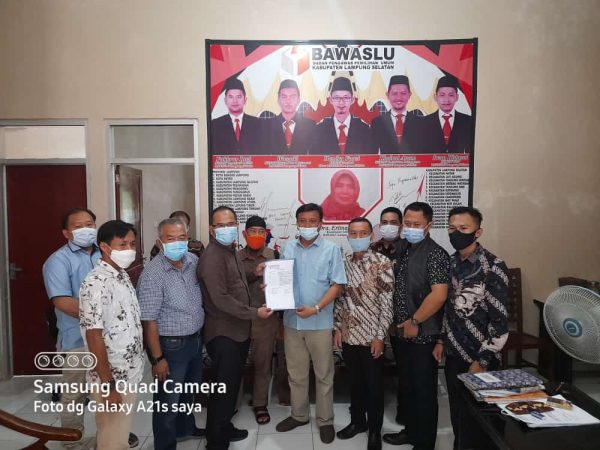 Hipni-Melin Laporkan Dugaan Pelanggaran Pilkada Lampung Selatan