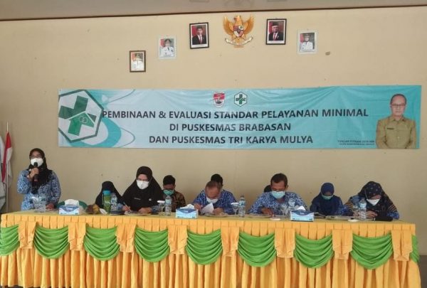 Dinkes Mesuji Monev SPM Puskesmas Se Kabupaten