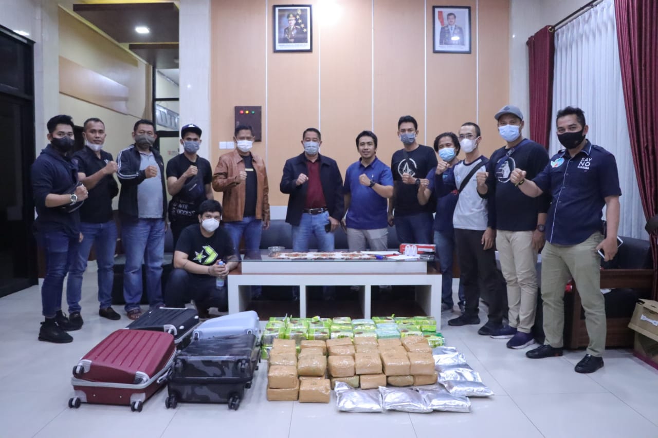Kecolongan, Sat Narkoba Polresta Banjarmasin Amankan 85 Kg Sabu dan 30 Ribu Butir Pil Ekstasy Dari Kamar 8003 Swiss Bell Hotel Bandar Lampung?