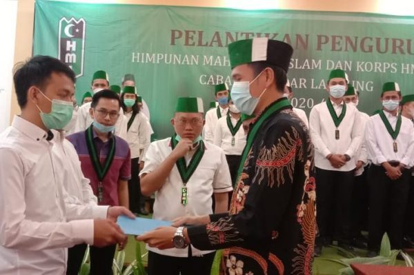 Pengurus Hmi dan Kohati Cabang Bandar Lampung Periode 2020-2021 di Lantik