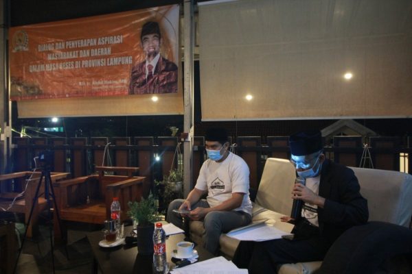 Senator Abdul Hakim Laporkan Kinerjanya Melayani Rakyat Lampung