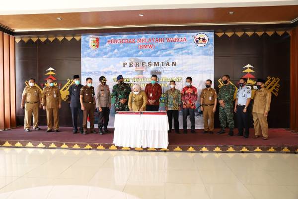 Bupati Winarti Resmikan Dua Icon Baru Tulang Bawang Secara Virtual