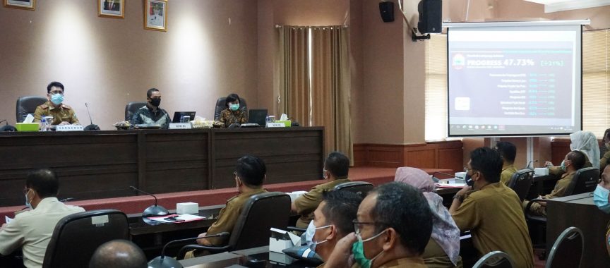 Tim Korwil IV KPK RI Monitoring dan Evaluasi MCP Pemkab Lamsel