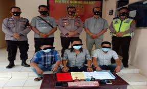 Polsek Abung Barat Tangkap Tiga Oknum Anggota LSM Diduga Peras Kepala Desa
