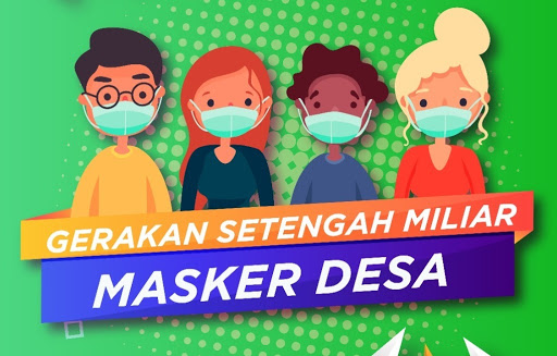Program Gerakan Setengah Miliar Masker di Desa Sumber Rejo Diduga Fiktif?