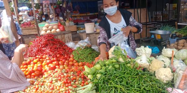 Harga Cabai Rawit di Sejumlah Pasar Kota Metro Berangsur Normal