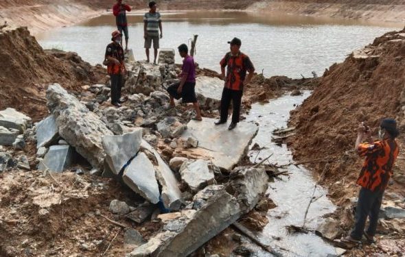 Proyek Embung Rp643 Juta di Kampung Halaman Gubernur Dibuat Asal Jadi Sekarang Jebol