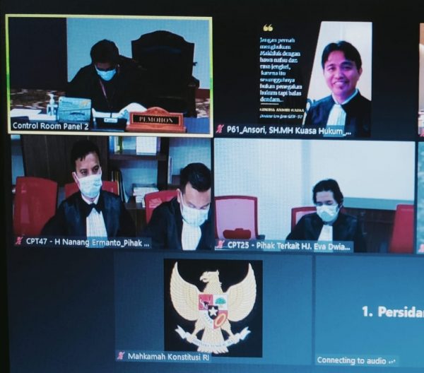 MK Mulai Sidang Gugatan Pilkada Lampung Selatan Pemohon Minta Pilkada Ulang