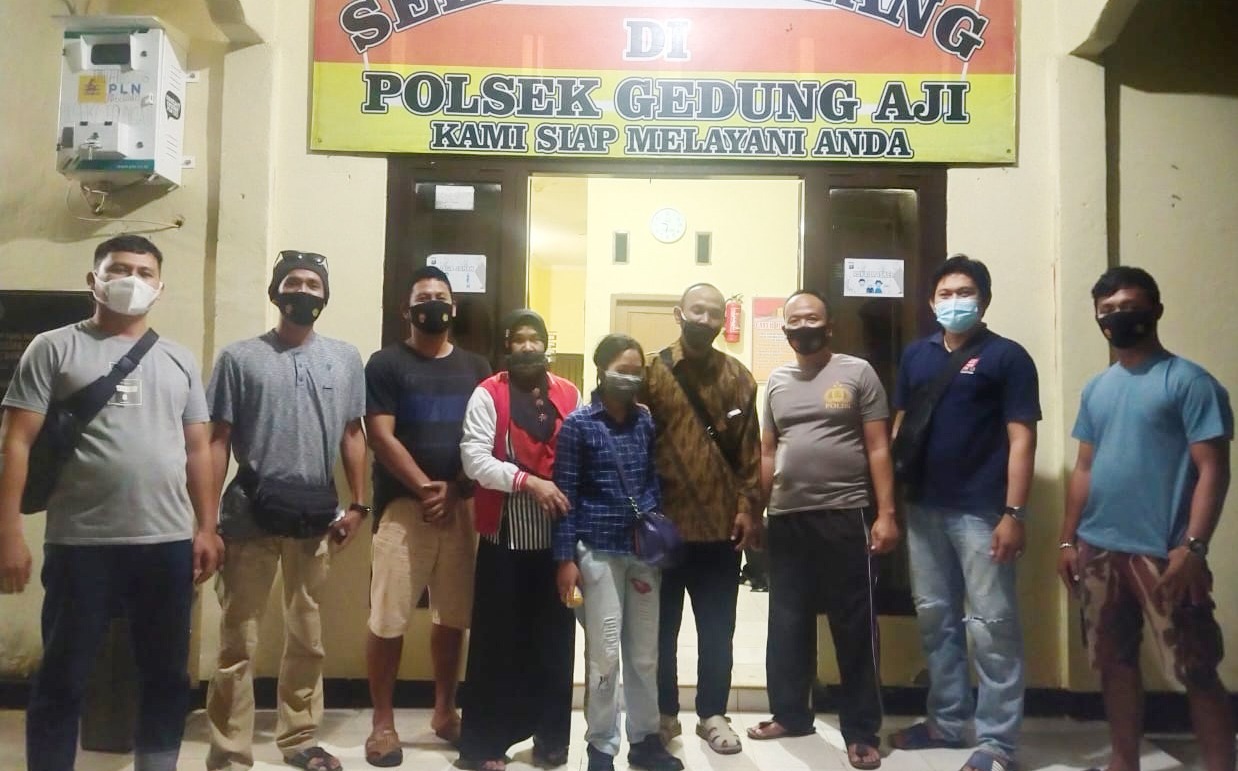 Polsek Gunung Aji Temukan Anak Perempuan Yang Hilang, Ini Alasannya Pergi Dari Rumah