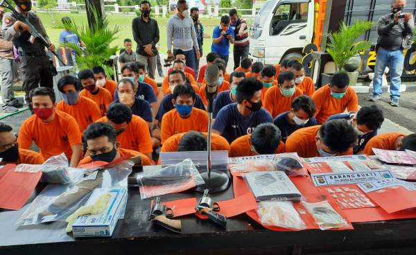 Sepanjang 2020 Tren Gangguan KamtibmasDi Lampung Utara Turun 3%