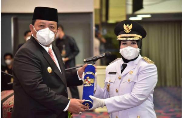 Gubernur Arinal Lantik Wakil Bupati Mesuji Sisa Masa Jabatan 2017-2022