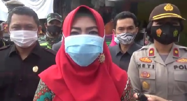 Satgas Covid-19 Tanggamus Sosialisasi dan Edukasi Pencegahan di Empat Pasar