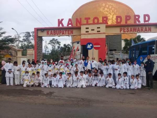 Wadokai Wado-Ryu Lampung Gelar Ujian dan Latihan Bersama