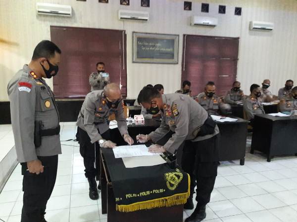 Kapolres Lampung Utara Pimpin Sosialisasi DIPA Tahun 2021