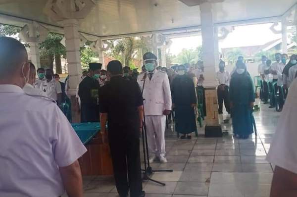 Sah! Kalung Pimpin Desa Wira Bangun Kecamatan Simpang Pematang Mesuji