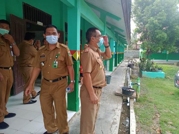 Respon Cepat! Kadis Pendidikan Kabupaten Tanggamus Tinjau SMP Negeri 1 Pematang Sawa