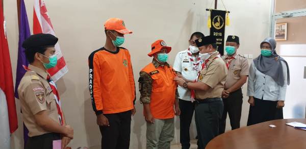 Pramuka Lampung Kirim Relawan ke Lokasi Bencana Mamuju Sulawesi Barat