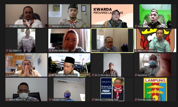 Ketua Kwarda Pramuka Lampung Pimpin Acara Perkenalan dan Koordinasi di Jajaran Pimpinan Kwartir Daerah