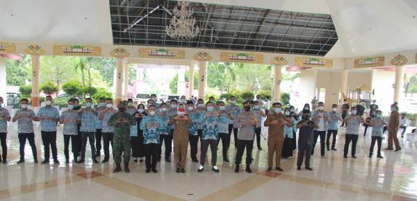 Bupati Winarti Hadiri Pelantikan BPC HIPMI Tulang Bawang