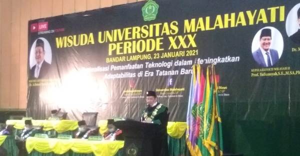 Universitas Malahayati Gelar Wisuda dan Resmikan Malahayati News