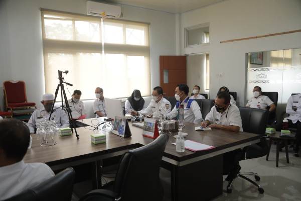 Raden Adipati Surya Pidato Pakai Bahasa Lampung Saat Entry Meeting Dengan BPK RI