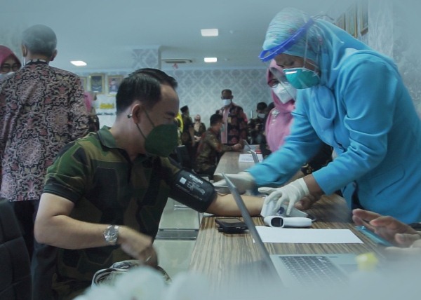 Bupati Bersama Forkopimda Way Kanan Disuntik Vaksin Kedua Kalinya