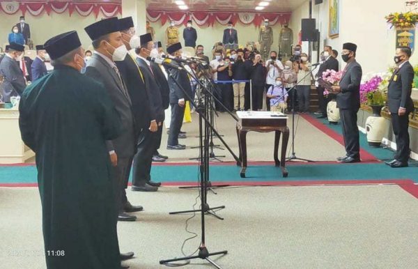 Pengukuhan PAW Enam Anggota DPRD Provinsi Lampung Dari Golkar dan PKS, PDIP Tunggu SK Mendagri?