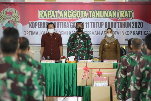Kodim 0411/LT Gelar Rapat Tahunan