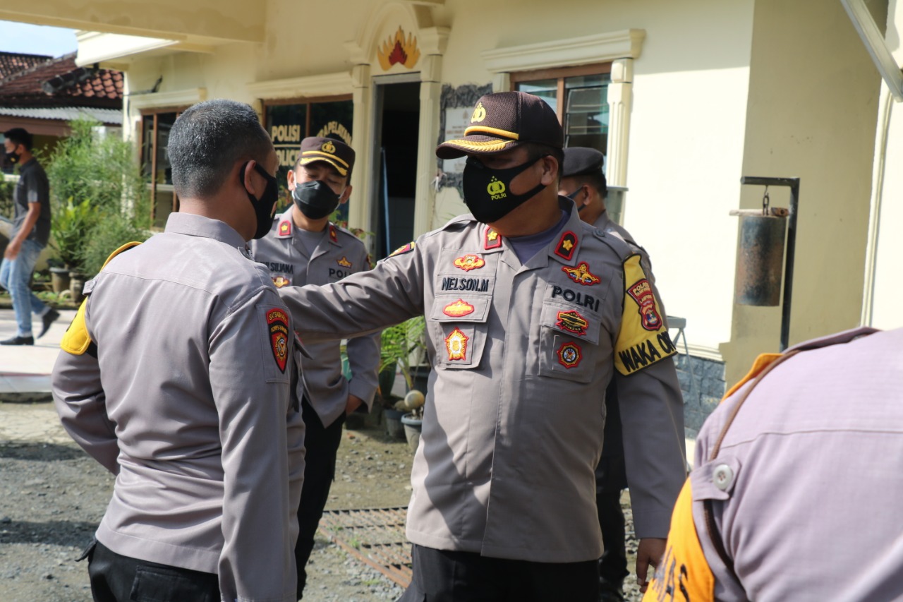 Wakapolres Pimpin Gaktiblin di Polsek Banjar Agung, Berikut 10 Poin Arahannya