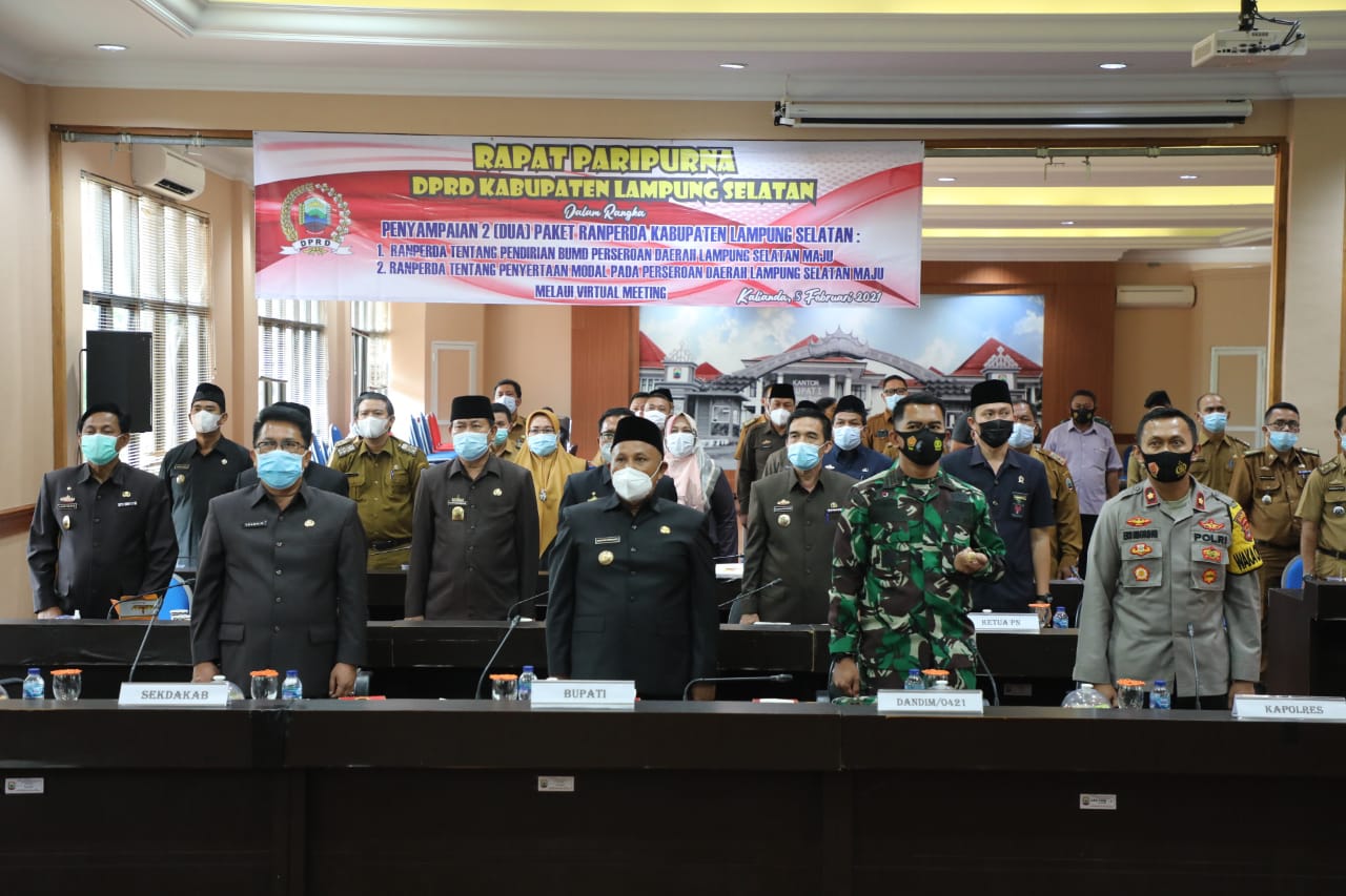 Nanang Sampaikan Dua Paket Raperda tentang BUMD di Sidang Perdana DPRD 2021