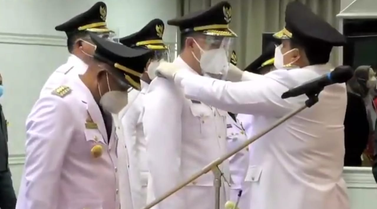 Gubernur Lampung Lantik Nanang-Pandu Sebagai Bupati dan Wakil Bupati Lamsel Periode 2021-2026