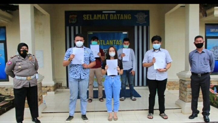 Videonya Viral di Sosmed, Lima Mahasiswa Yang Mengaku Anggota Sat Reskrim Polres Metro Akhirnya Minta Maaf
