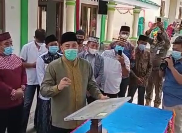 Dendi Ramadhona Resmikan Pondok Pesantren Raudlatul Ma’arif di Desa Hurun