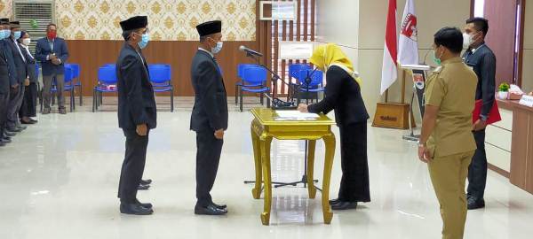 Sebanyak 57 Pejabat Di Pemkab Mesuji Dilantik