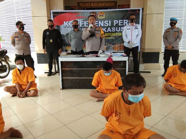 Awal Tahun 2021, Polres Muba Berhasil Ungkap Berbagai Kasus
