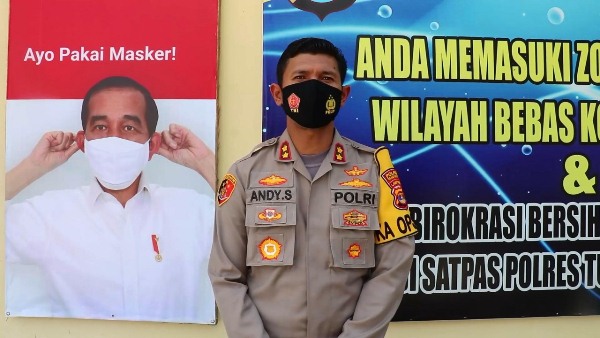 Kapolres Tulang Bawang Ingatkan Warga Hajatan Malam Hari Masih Dilarang