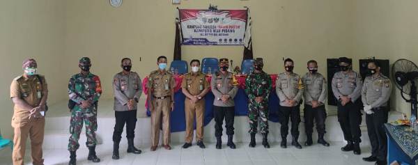 Wakapolres Way Kanan Resmikan Kampung Tangguh Way Pisang