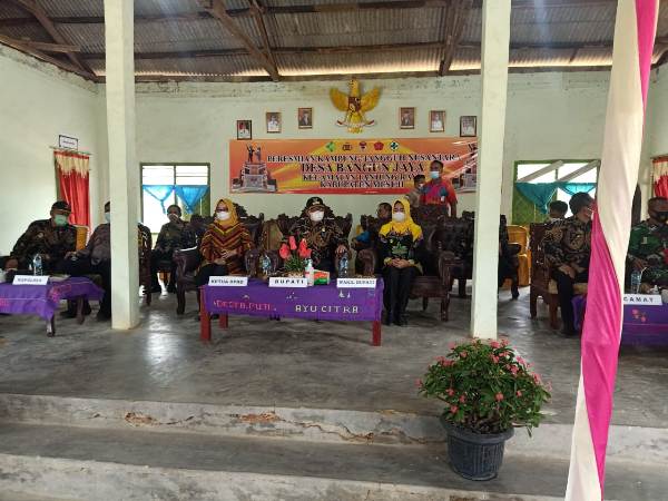 Desa Bangun Jaya Diresmikan Jadi Kampung Tangguh Nusantara