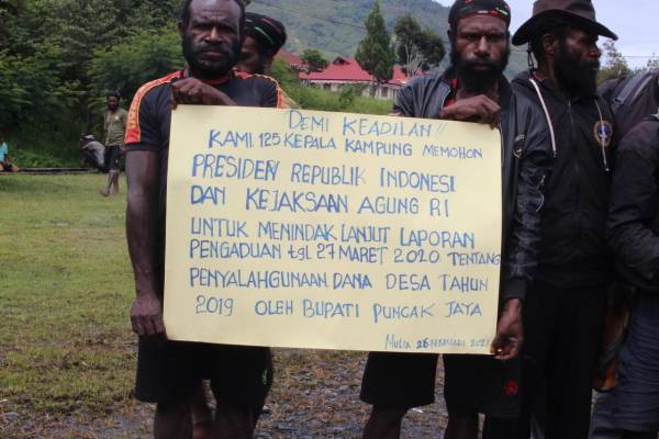 Presiden dan Jaksa Agung Tuntaskan Kasus Dugaan Korupsi Dana Desa Kabupaten Puncak Jaya Papua