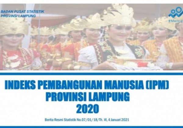 Indek Pembangunan Manusia dan Harapan Hidup Masyarakat Lampung Terendah di Sumatera