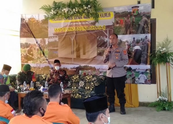 Jelang Serah Terima Jabatan Kapolsek Kalirejo AKP Ridho Rafika Resmikan Pospol Sendang Agung