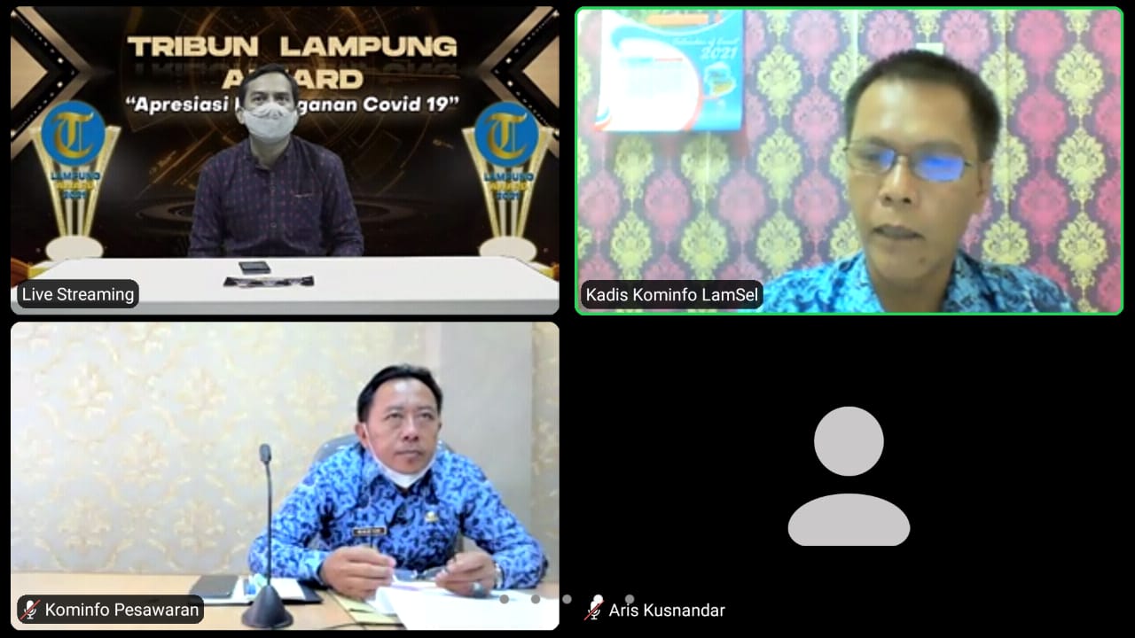 Tribun Lampung Award 2021, Lamsel Usung Semangat Gotong Royong Bersama Rakyat Tangani Covid-19