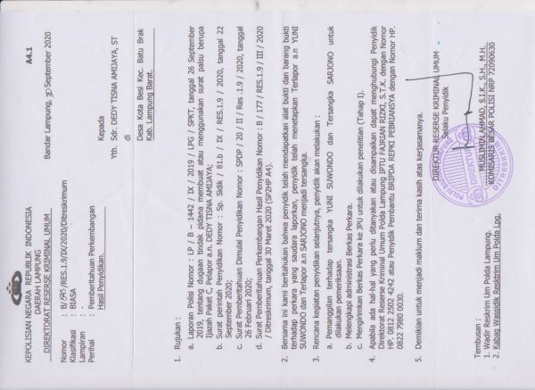 Kasus Ijazah Palsu Oknum Anggota DPRD Lampung Barat Sudah P21 Tapi Belum di Limpahkan?