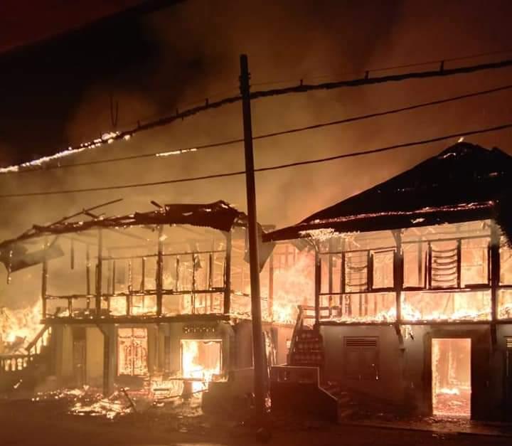 Delapan Rumah Warga Habis Dilalap Sijago Merah
