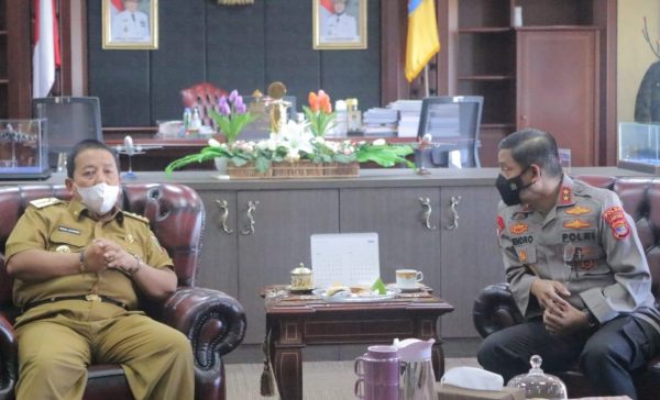 Kunjung ke Gubernur Kapolda Lampung Bahas Sigergi Jaminan Kamtibmas dan Brantas Kejahatan