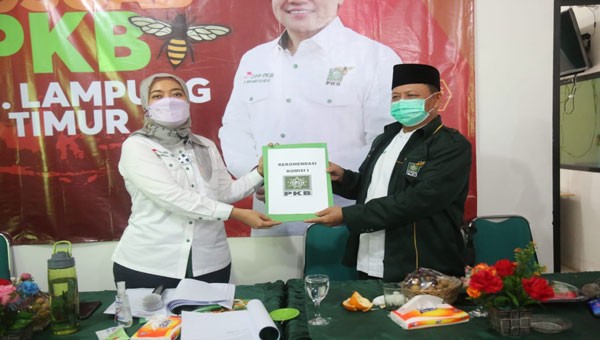Sepekan di Lantik Jadi Bupati Dawam Langsung Jabat Ketua PKB Lampung Timur