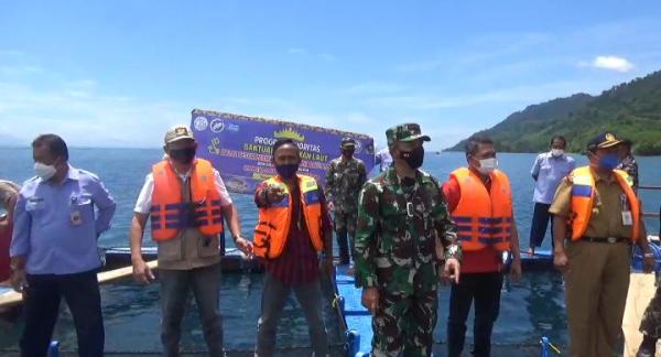 Danrem 043/Garuda Hitam Kunjungi Way Nipah Kecamatan Pematang Sawa