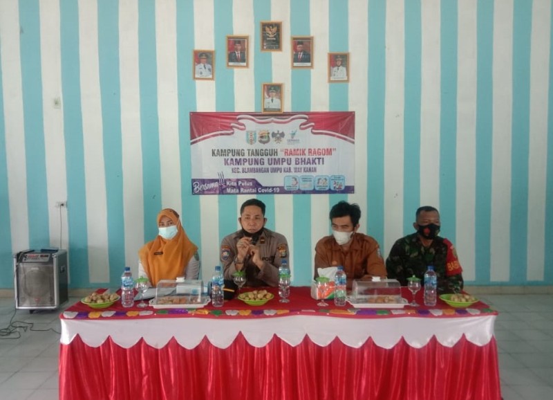 Kampung Tangguh Umpu Bhakti Diresmikan Polres Way Kanan